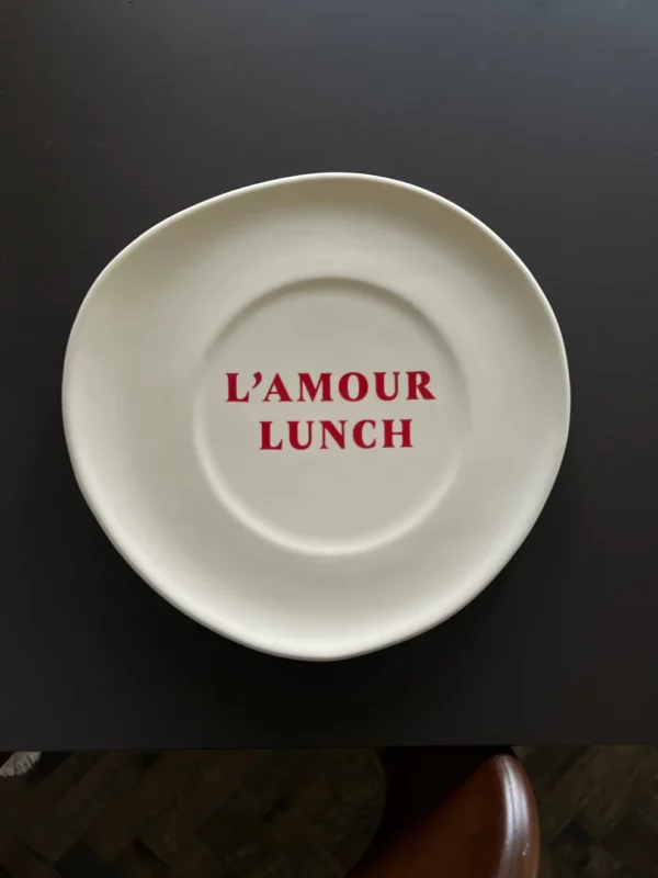 Assiette en céramique - L'Amour Lunch – Image 4