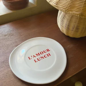 Assiette en céramique - L'Amour Lunch