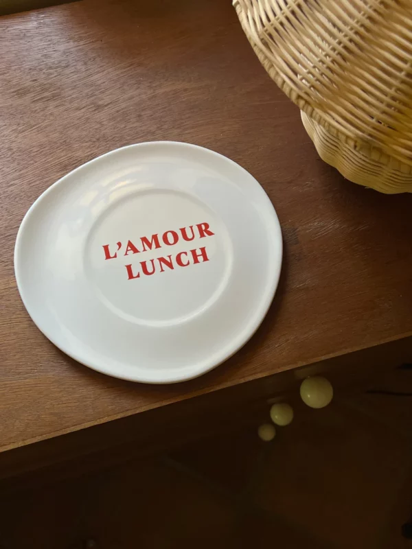 Assiette en céramique - L'Amour Lunch – Image 2