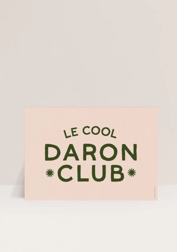 Poster - Fête des pères - The cool Daron Club