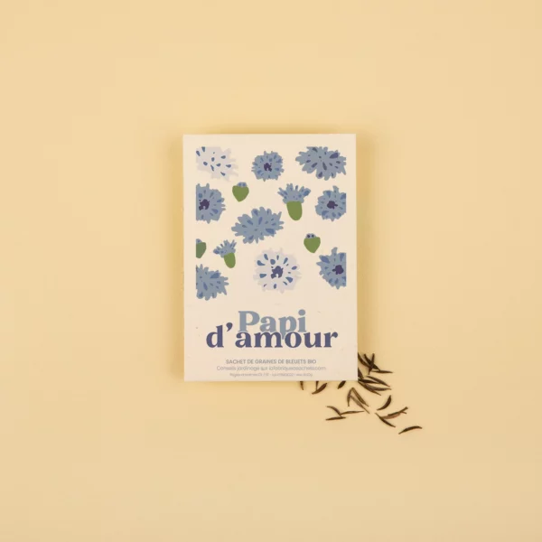 Sachet de graines de Bleuet - Papi d'amour