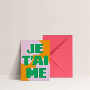 Carte - Je t'aime