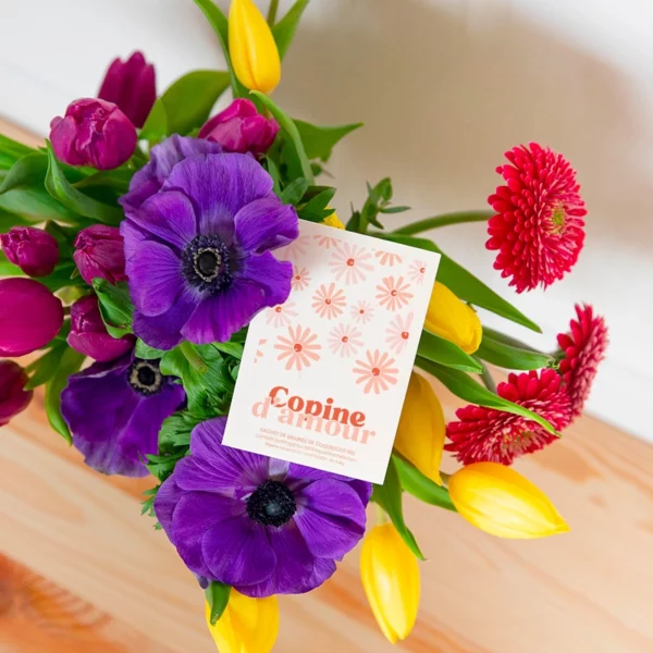 Sachet de graines de coquelicot - Copine d'amour – Image 2