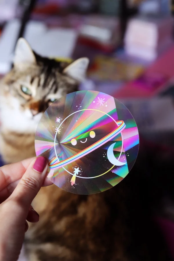 Sticker Suncatcher "Rainbow Galaxy"