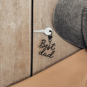 Porte-Clés BEST DAD Noir