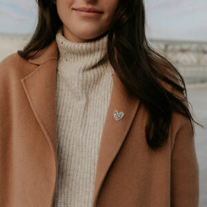 Pins Cœur Léopard