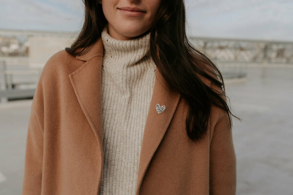 Pins Cœur Léopard