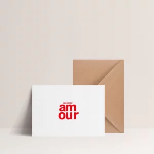 Carte - Mots d'amour