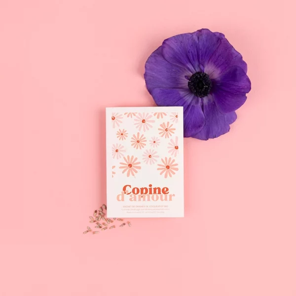 Sachet de graines de coquelicot - Copine d'amour