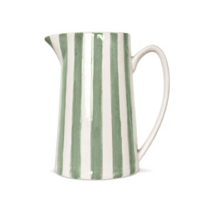 Pichet rayure matcha