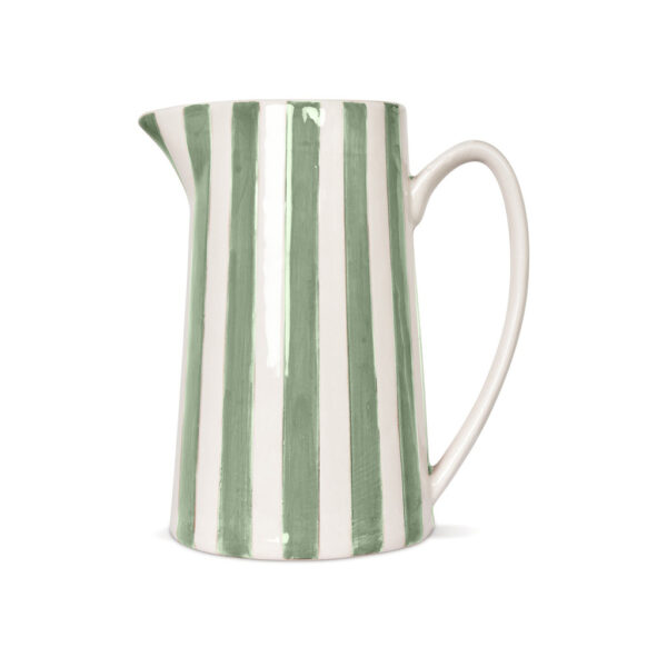 Pichet rayure matcha