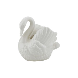 Vase cygne blanc