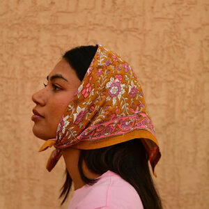 Petit foulard CALYPSO Caramel