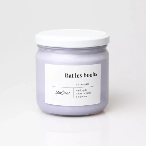 Bat les boobs | Bougie améthyste "lâcher-prise" – Image 2