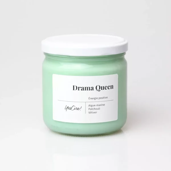 Drama Queen | Bougie aigue-marine "énergie positive" – Image 2