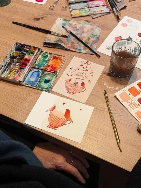 Atelier Aquarelle Spécial Noël – Image 3