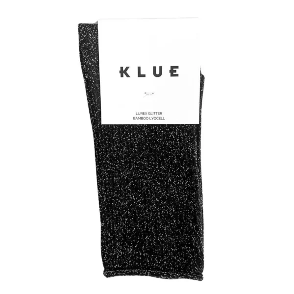Chaussettes KLUE Glitter Lurex en Lyocell écologique | Noir – Image 3