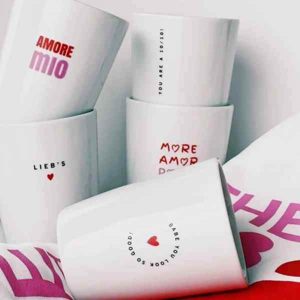 Mug Spring Love coloré Heart I Amore