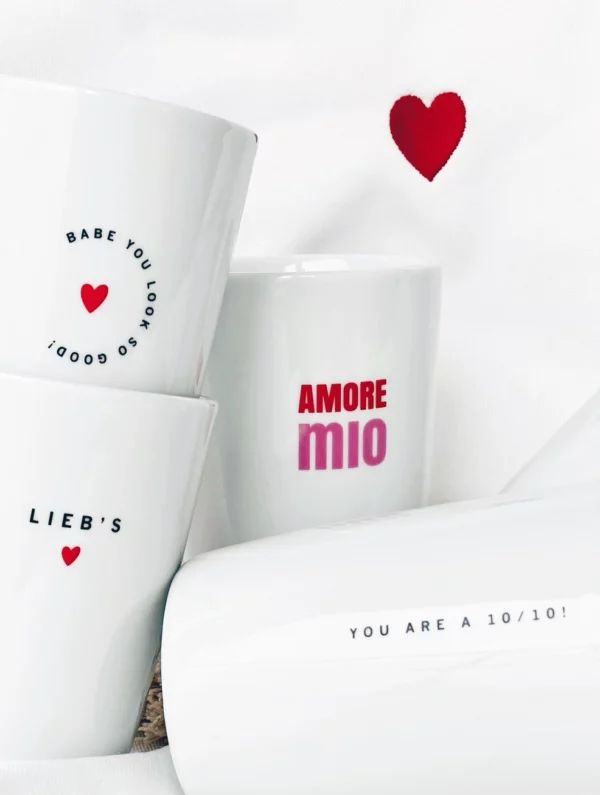 Mug Spring Love coloré Heart I Amore – Image 2