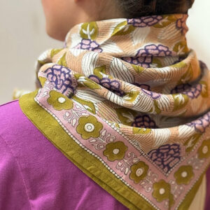 Petit foulard PENELOPE Myrtille