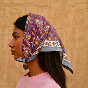 Petit foulard TOTILA Prune