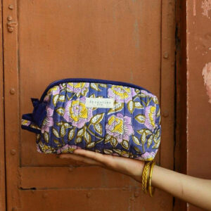 Petite trousse de toilette femme - MIMI - N°113 Bleu