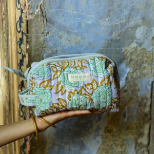 Petite trousse de toilette femme - MIMI - N°113 Bleu ciel