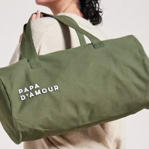 Sac polochon PAPA D'AMOUR OLIVE