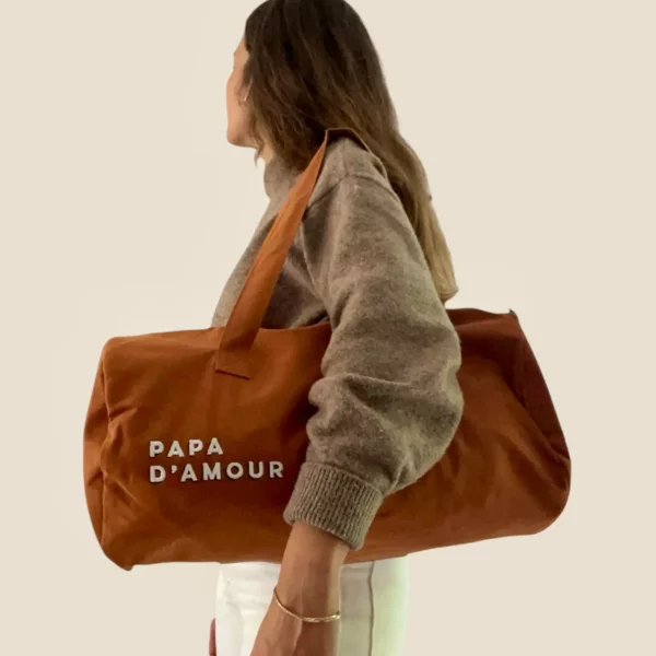 Sac polochon PAPA D'AMOUR cuivre – Image 2