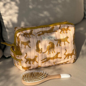Trousse de toilette femme XL - BIBI - Fauve Rose
