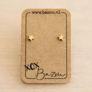 Boucles d'oreilles en acier inoxydable Etoile