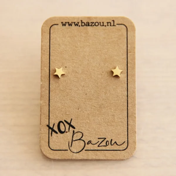 Boucles d'oreilles en acier inoxydable Etoile