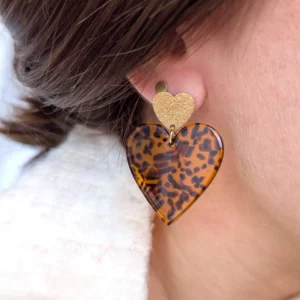 Boucles d'oreilles CRUSH - Léopard