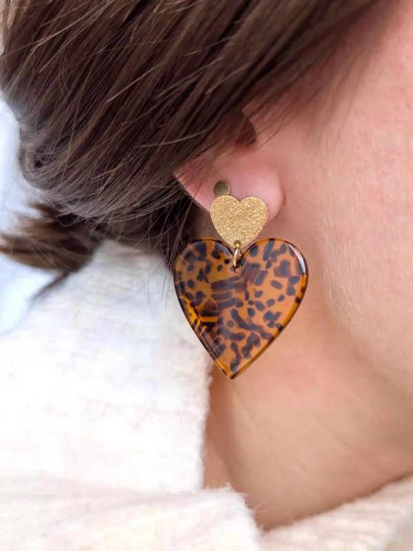 Boucles d'oreilles CRUSH - Léopard