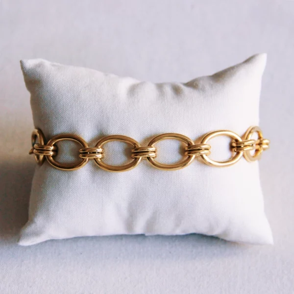 Bracelet à maillons doré – Image 2