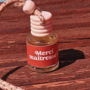 Diffuseur de parfum pour voiture - senteur Ambre "Merci maîtresse !"