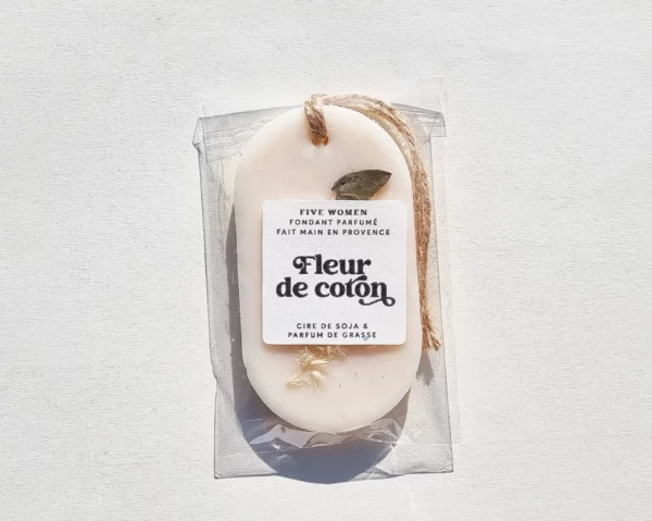 Suspension de cire parfumée Fleur de coton (2 en 1)