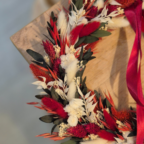 Atelier Couronne de Noël fleurs séchées – Image 2