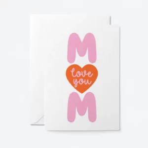 Love you Mum - Carte de vœux