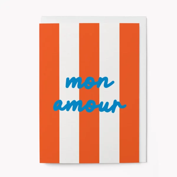 Mon amour - Carte de vœux