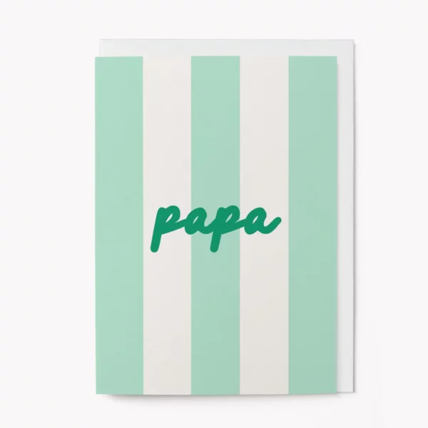 Papa - Carte de fête des pères