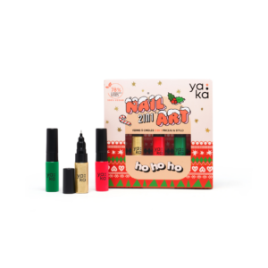 Kit nail art vernis à ongles 2 en 1 “ho ho ho” Kit nail art vernis à ongles 2 en 1 "ho ho ho"