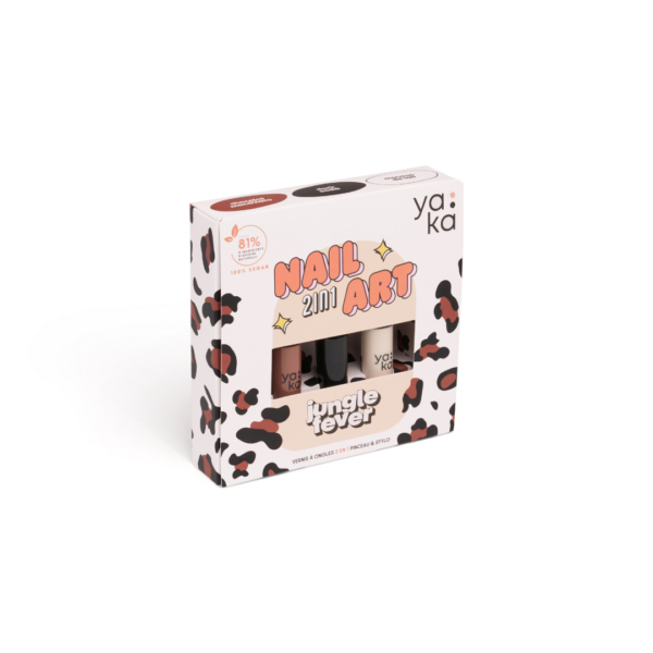 Kit nail art vernis à ongles 2 en 1 "jungle fever" – Image 3