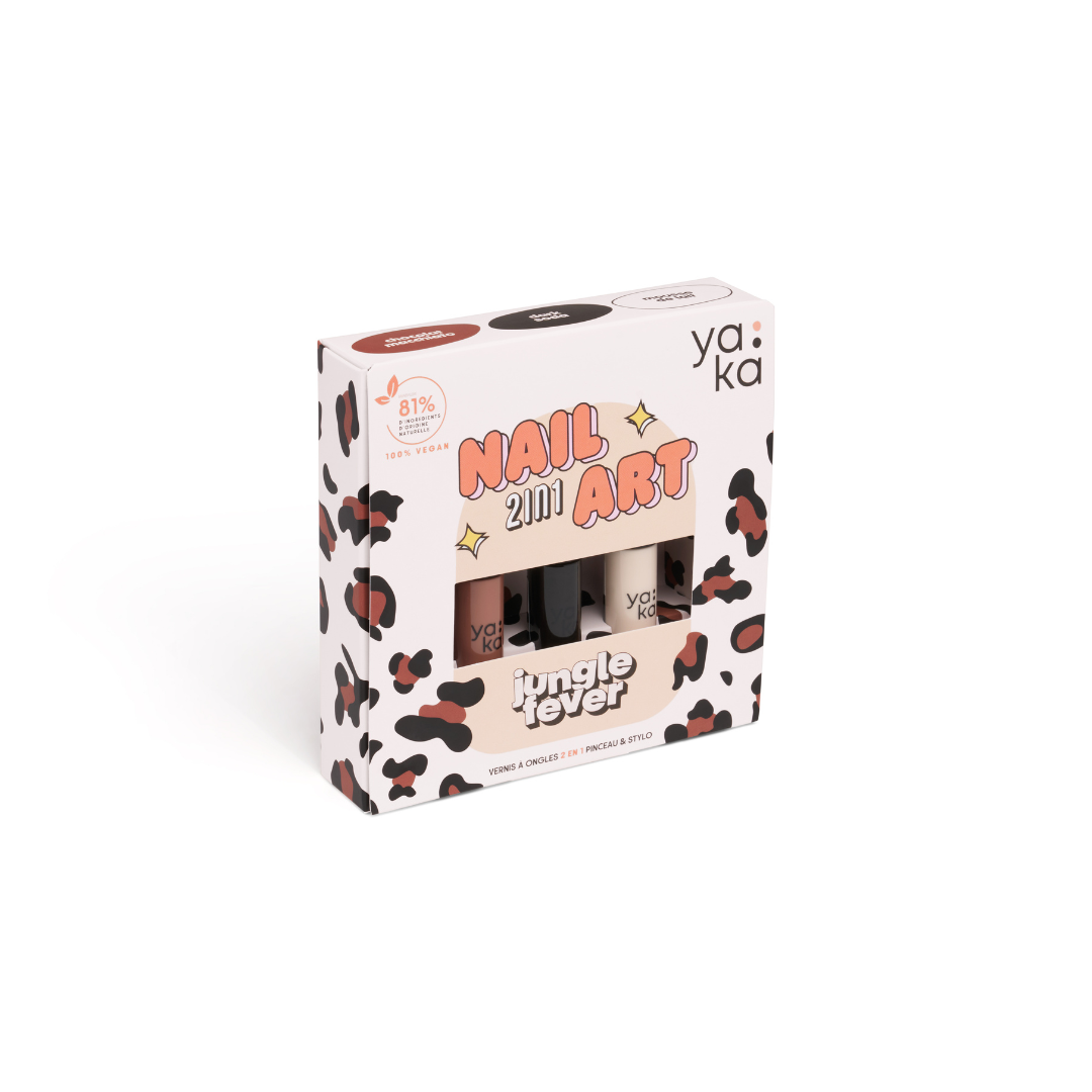 Kit nail art vernis à ongles 2 en 1 "jungle fever" – Image 3