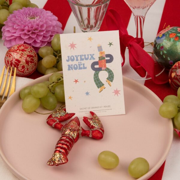 Sachet de graines de Pensée - Joyeux Noël – Image 2