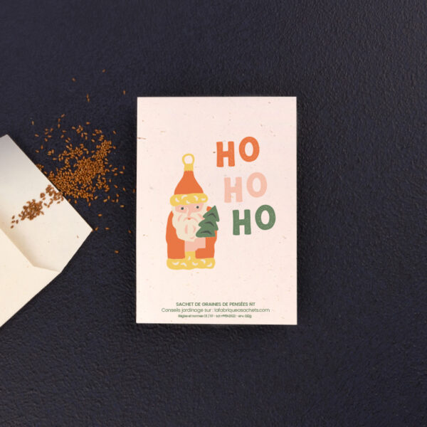 Sachet de graines de Pensée - Ho ho ho
