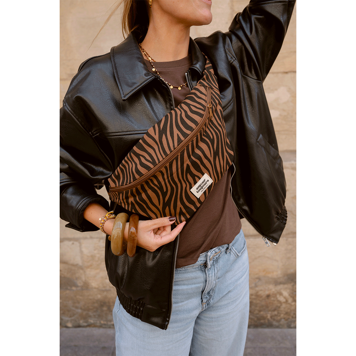 Sac banane zébré amour toujours – Image 3