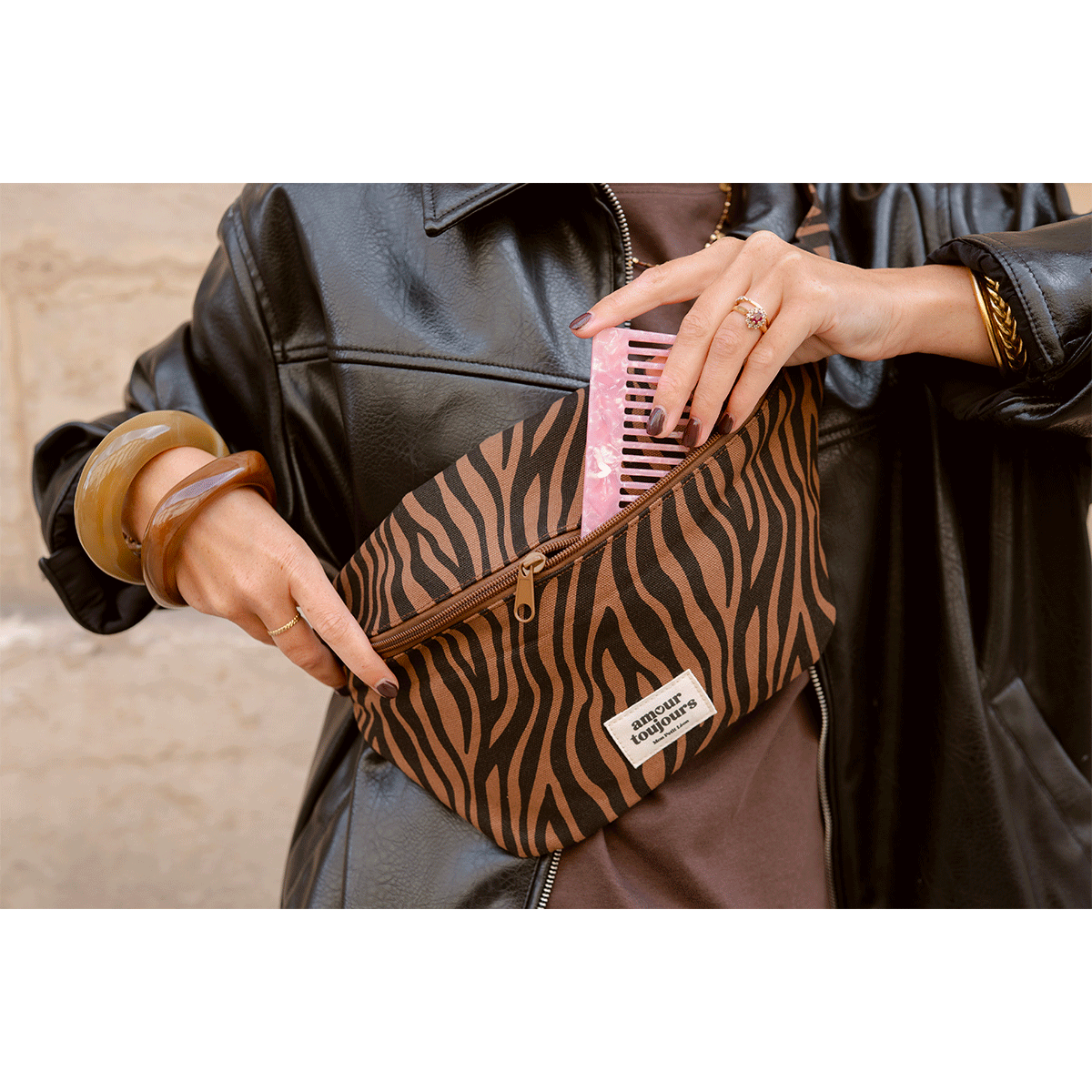 Sac banane zébré amour toujours – Image 2