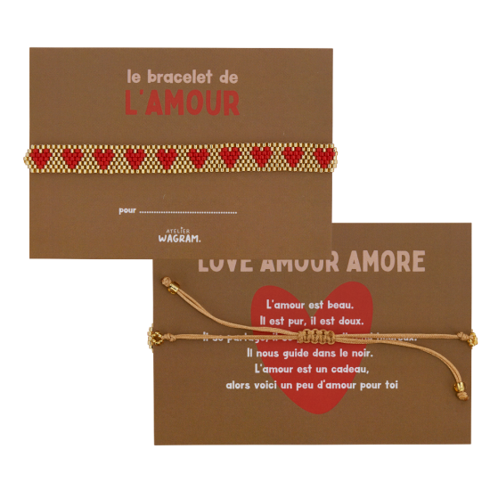 Bracelet perle doré – Image 3