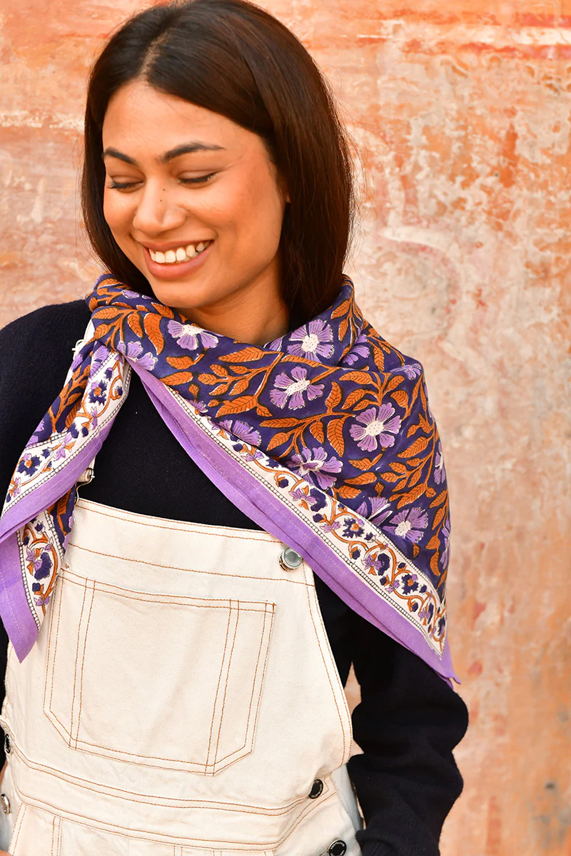 Grand foulard N°115 Nuit – Image 2
